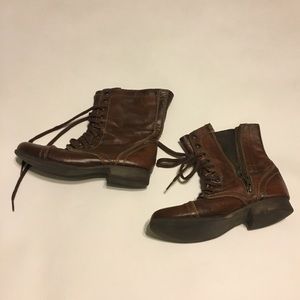 Steve Madden 7.5 Brown Combat Boots